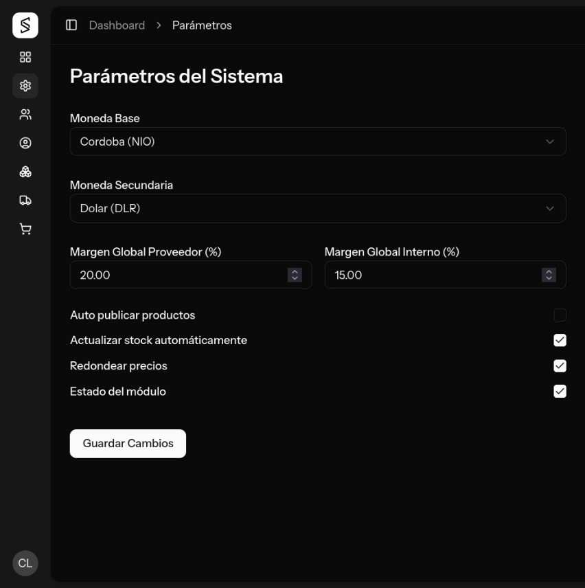 Snippet del dashboard de OperisOne